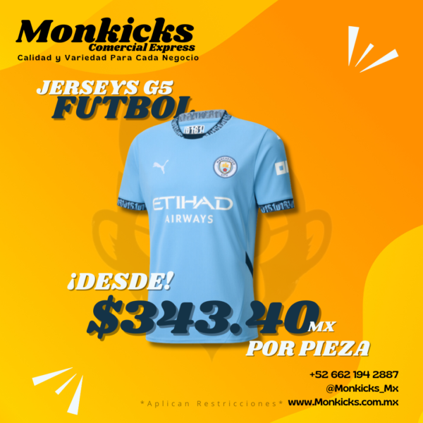 JERSEYS SOCCER EQUIPOS TOP 2024