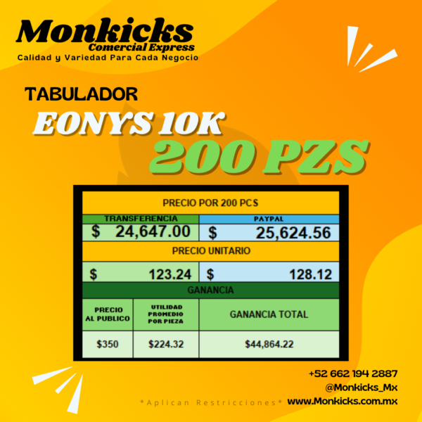 EONYS 10K (10000 HITS) - Imagen 3