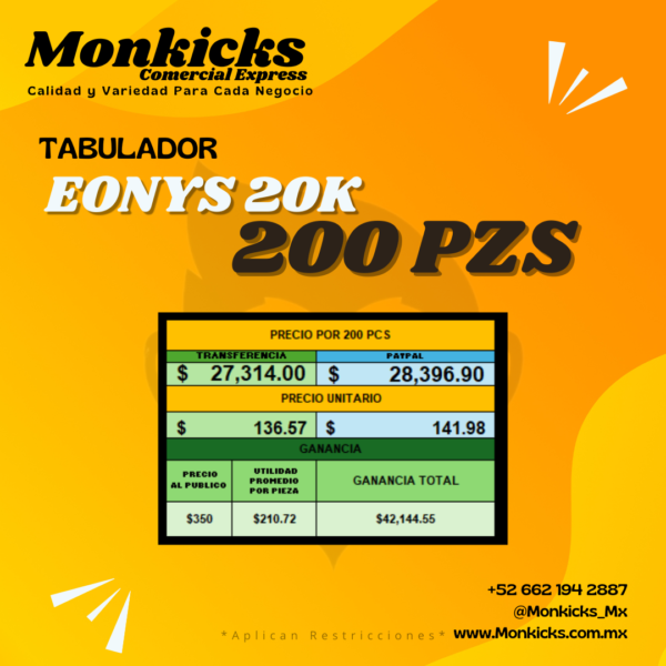 EONYS 20K (20000 HITS) - Imagen 4